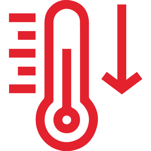 riduzione temperature